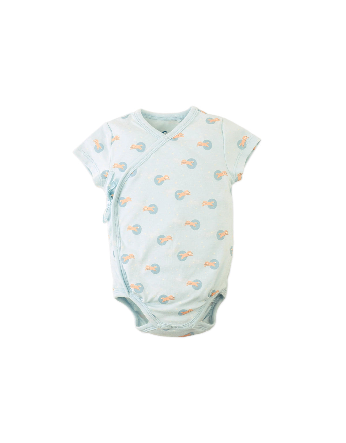 BABY ANDRES 3-PIECE RIBBED AND POINTELLE KIMONO ONSIES WITH TIES SET