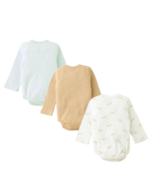 Baby Angelo 3-Piece Round-Neck Onesie Set side view