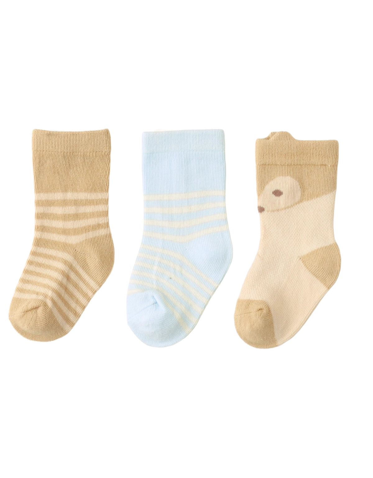 BABY ARTURO 3-PIECE FOX SOCKS SET