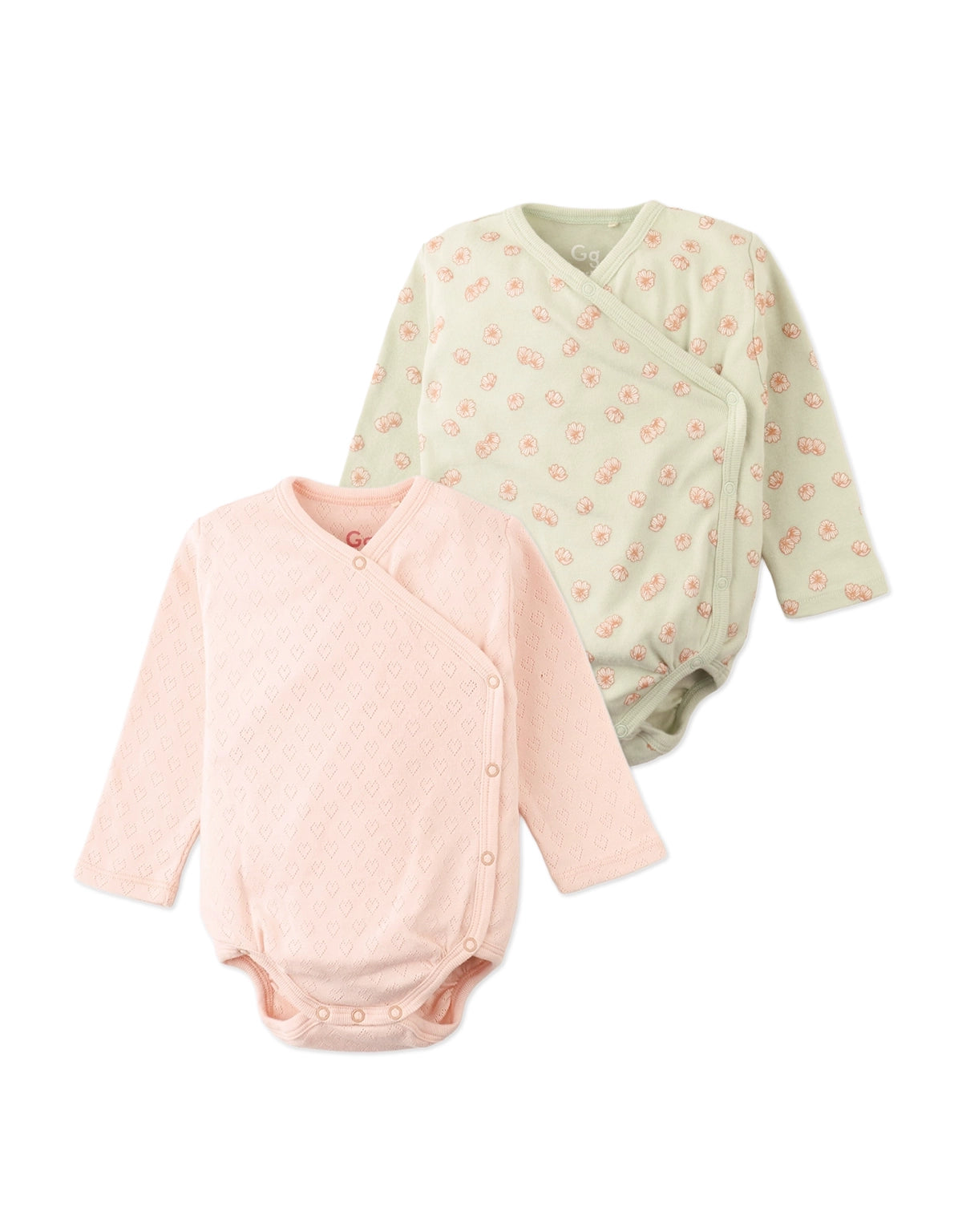 BABY AKALI 2-PIECE KIMONO BODYSUIT IN RIBBED JERSEY SET
