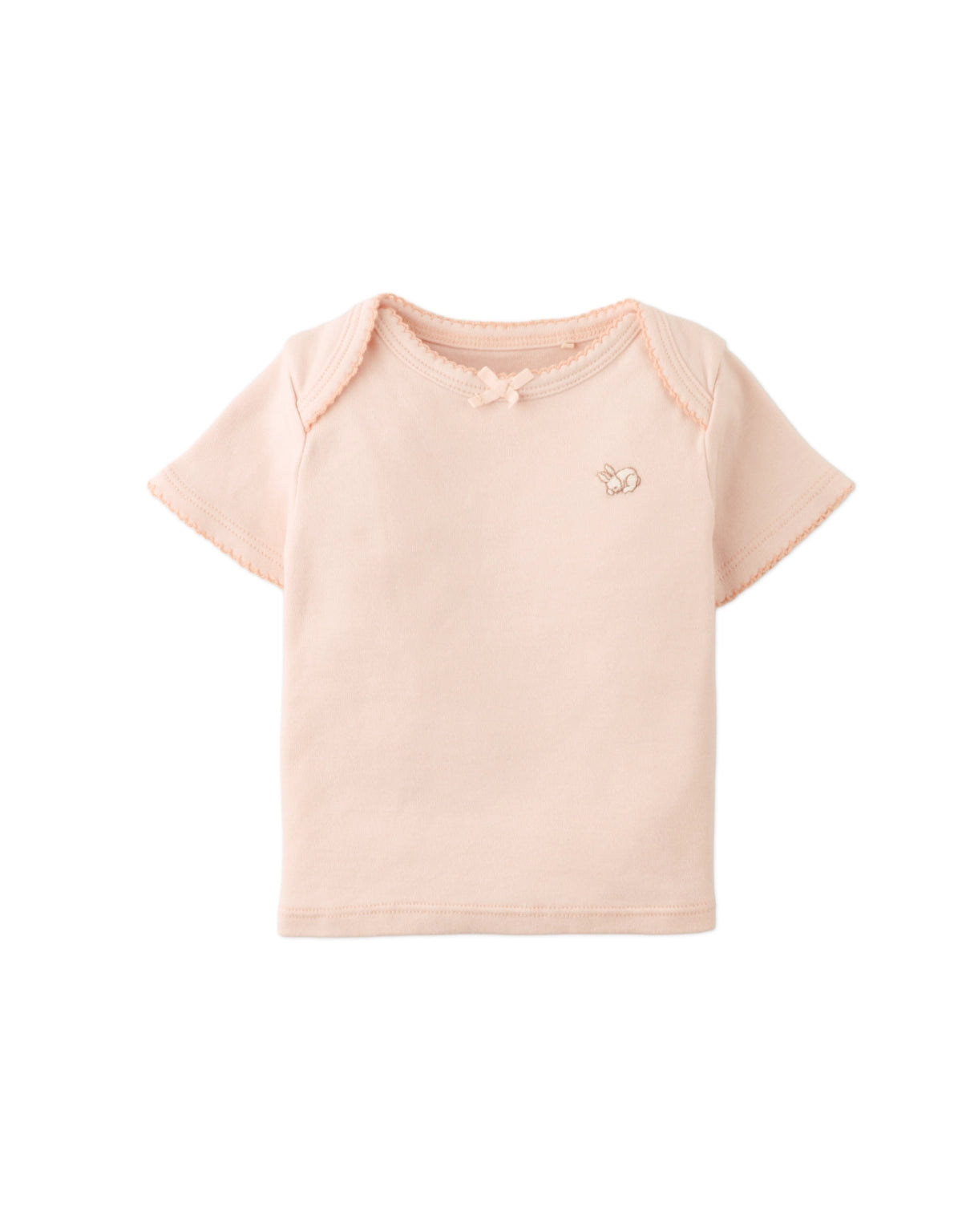 BABY ORIANNA BUNNY EMBROIDERED TOP & DRAWSTRING PANTS