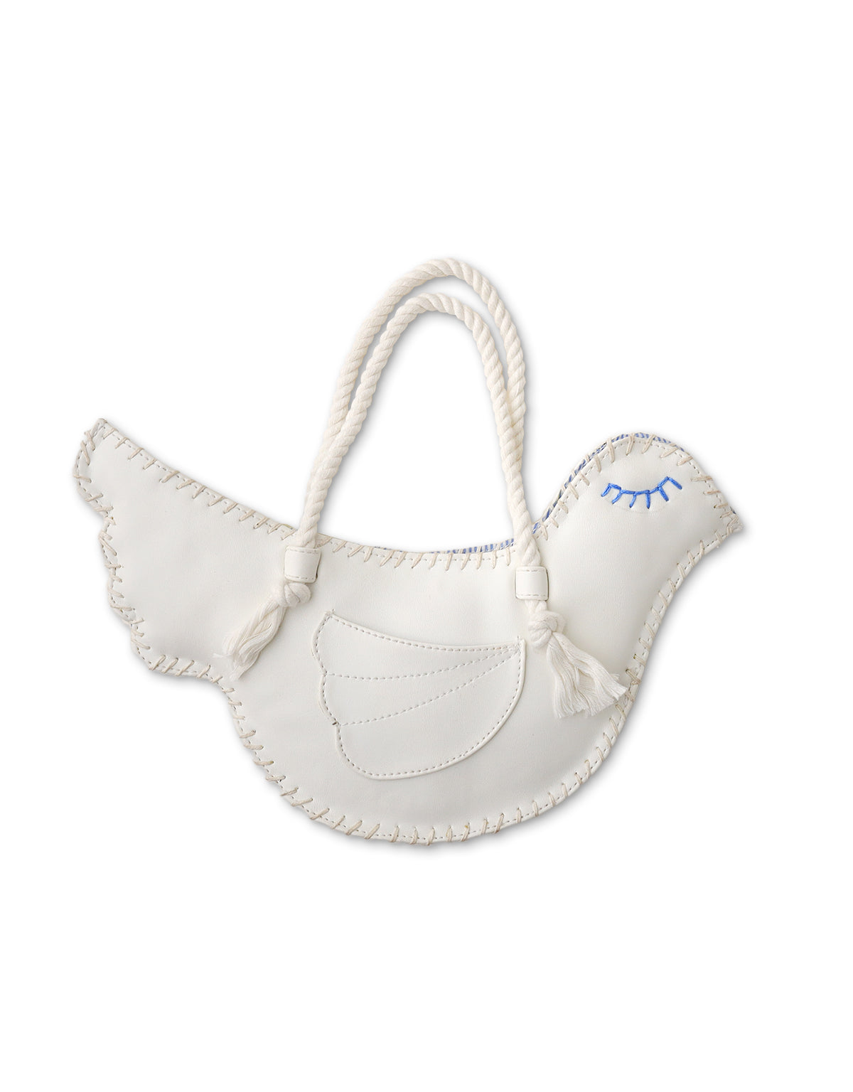 GIRLS LEATHER BIRD HANDBAG