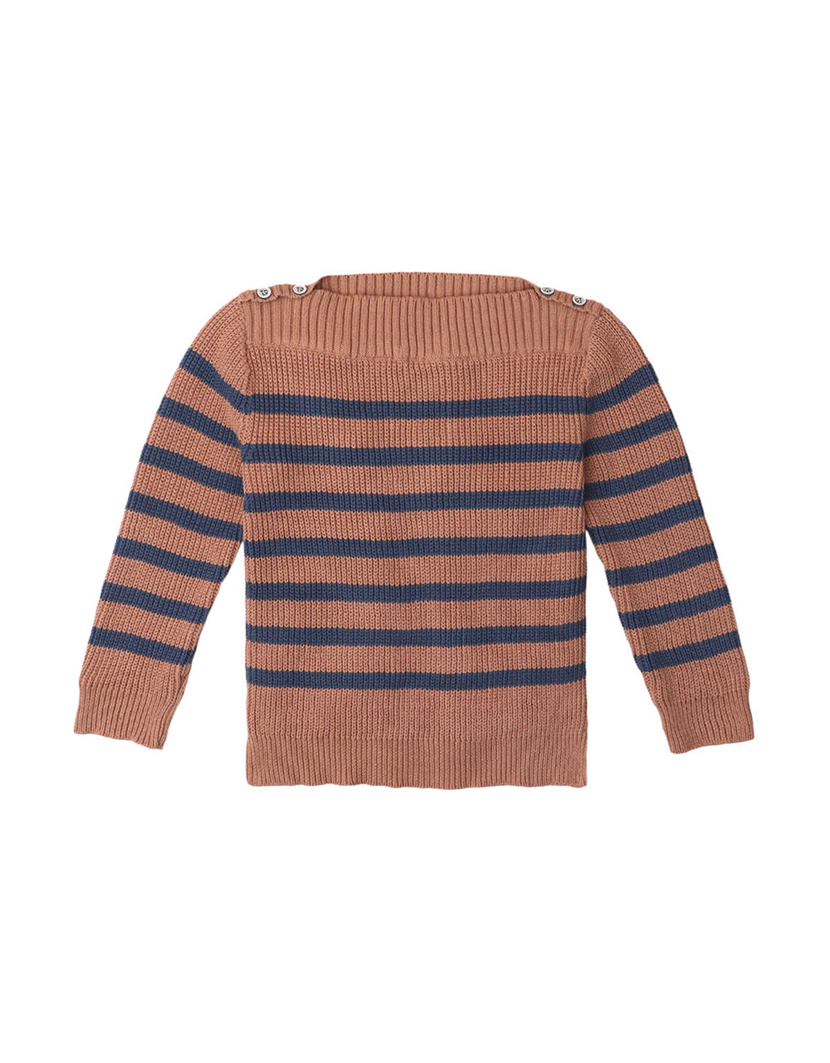 BOYS STRIPEY KNIT PULLOVER