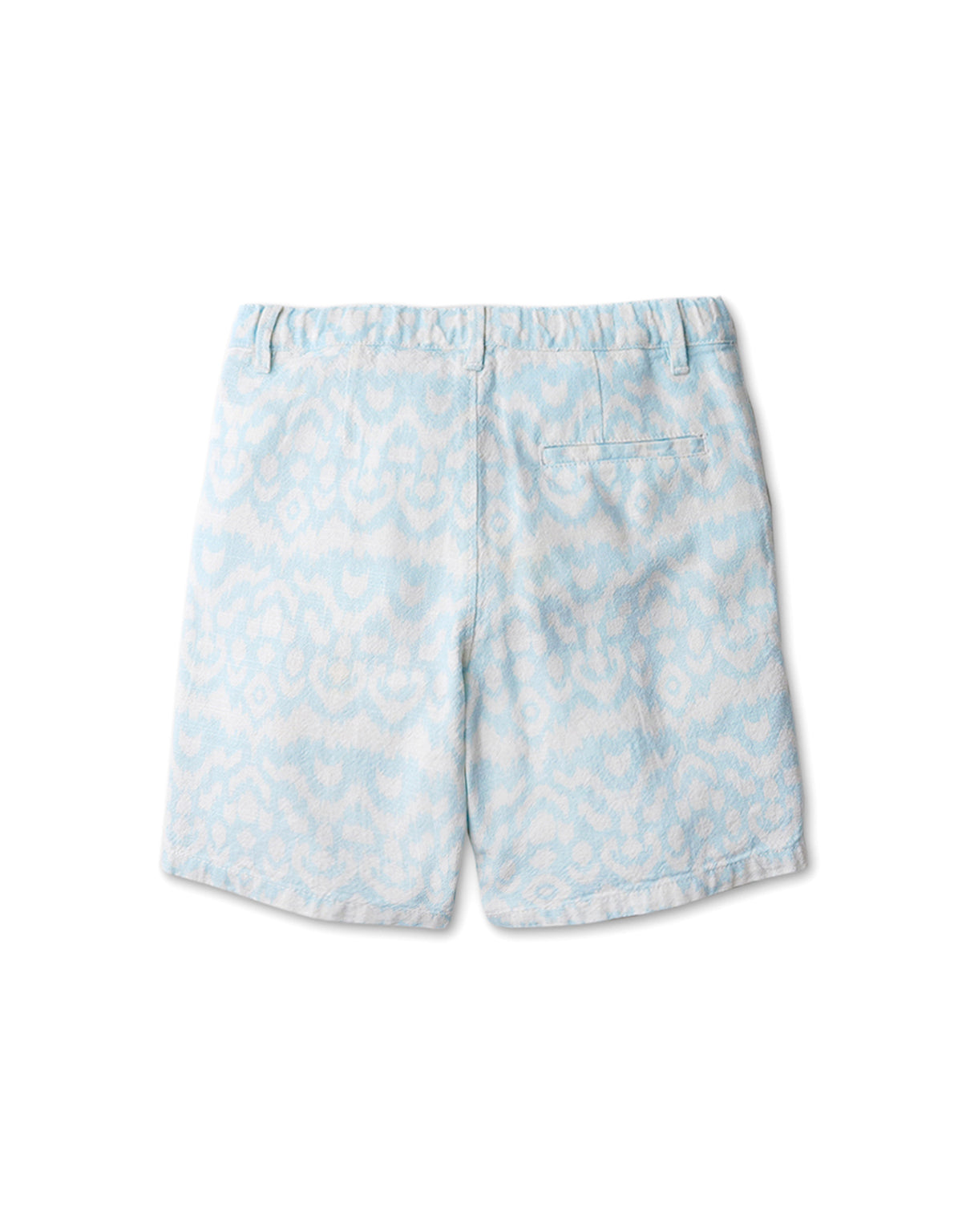 BOYS IKAT LINEN SHORTS