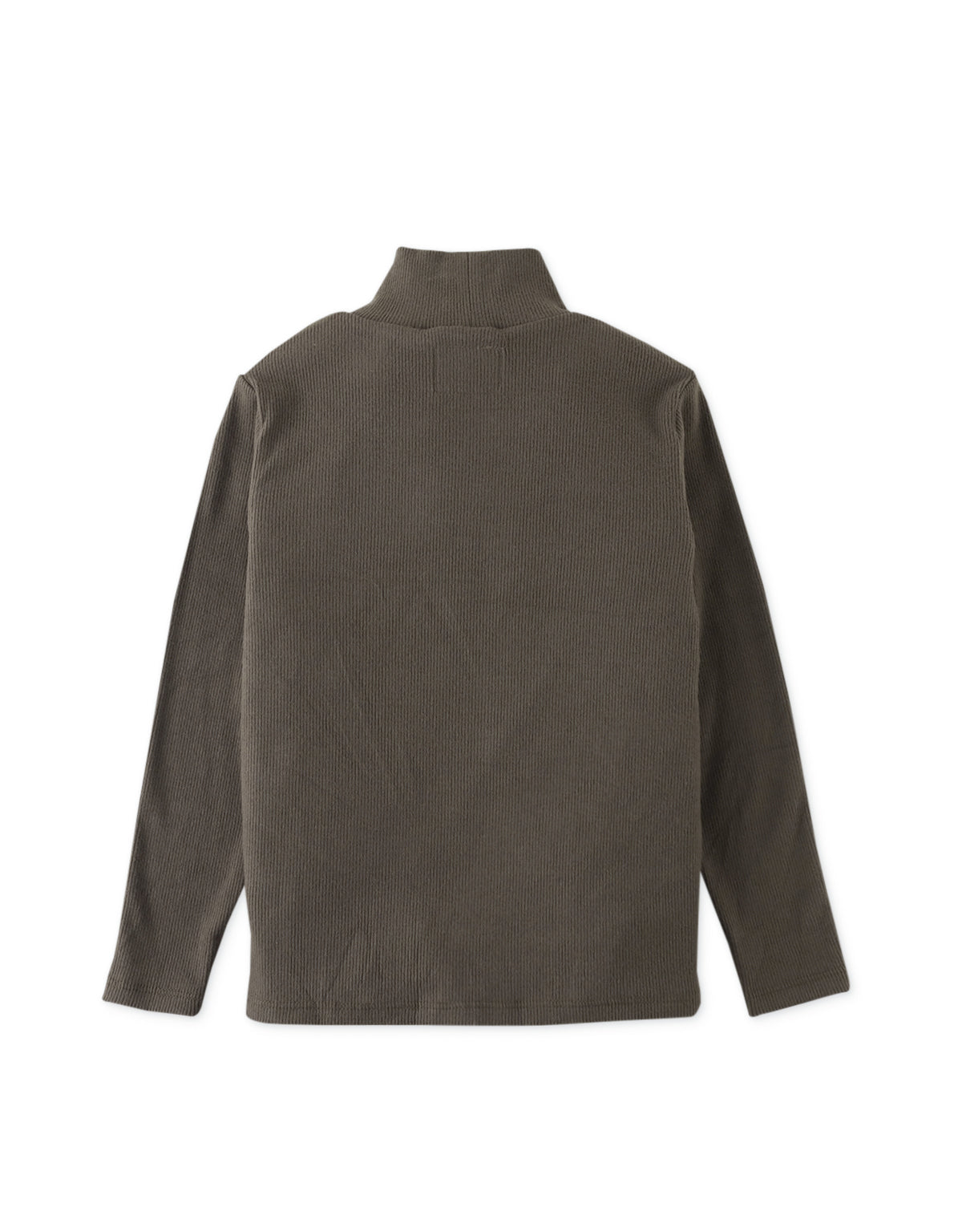 BOYS BANANA EMBRO MOCK NECK RIB TEE