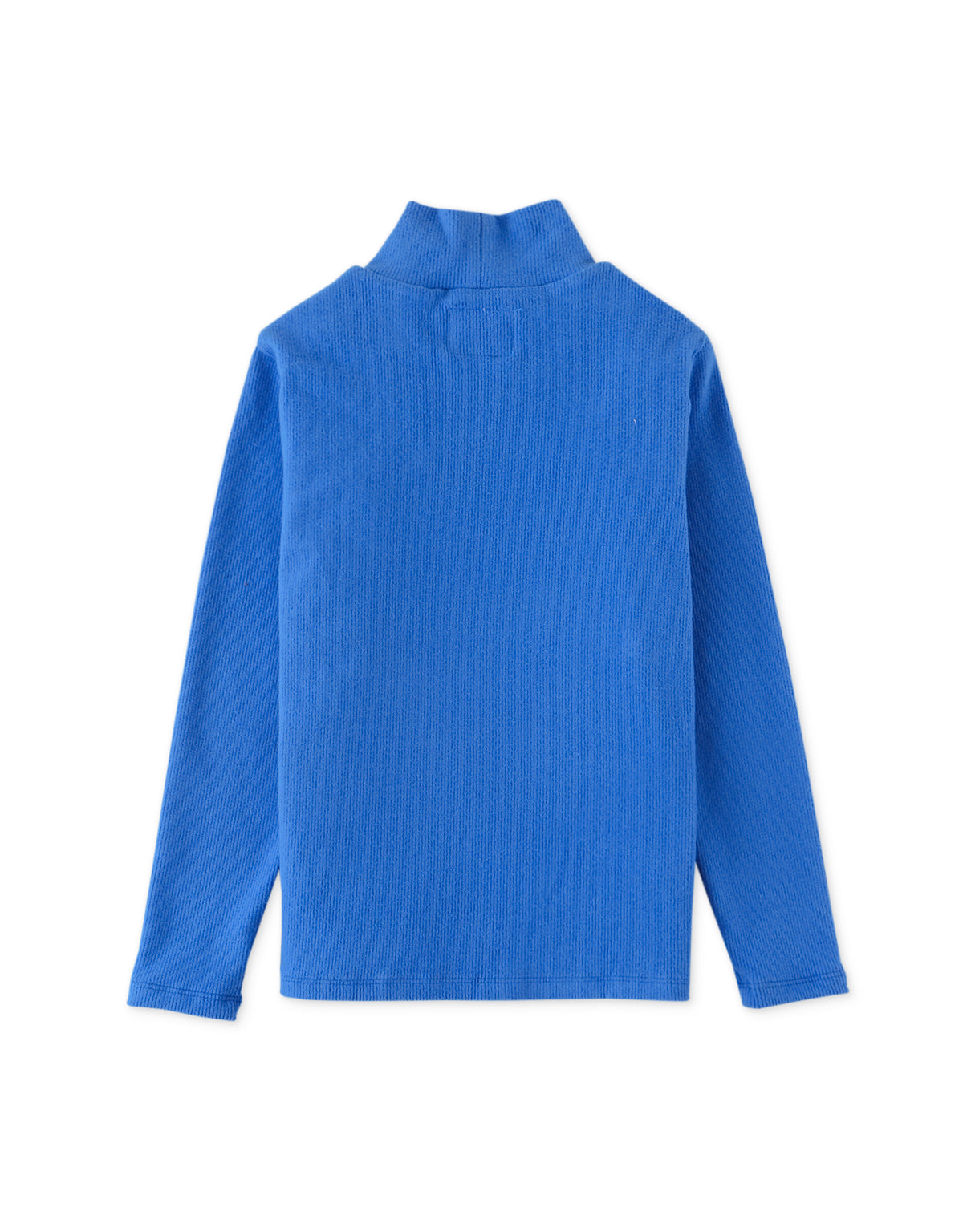 BOYS FOX HEAD EMBRO MOCK NECK RIB TEE