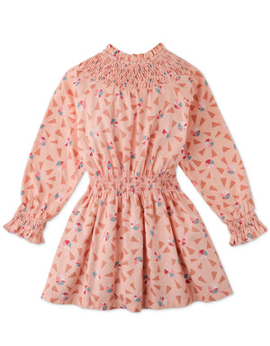 Girls Printed Soft Peached Twill Dress product photo