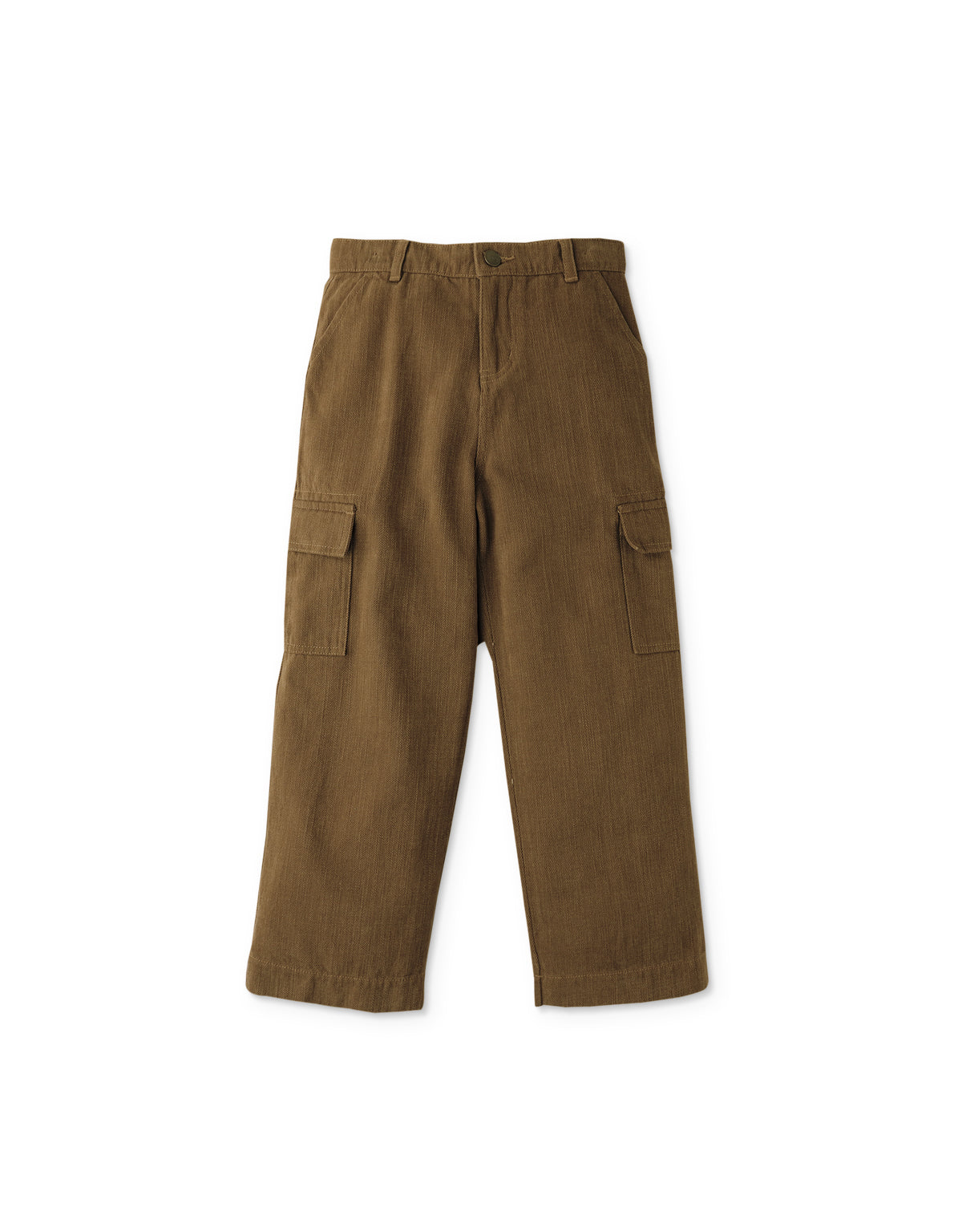 GIRLS HI RISE WIDE LEG CARGO PANTS