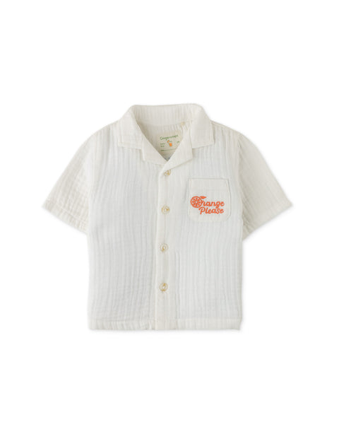 BABY BOYS SQUEEZE THE DAY SHORT SLEEVES SHIRT