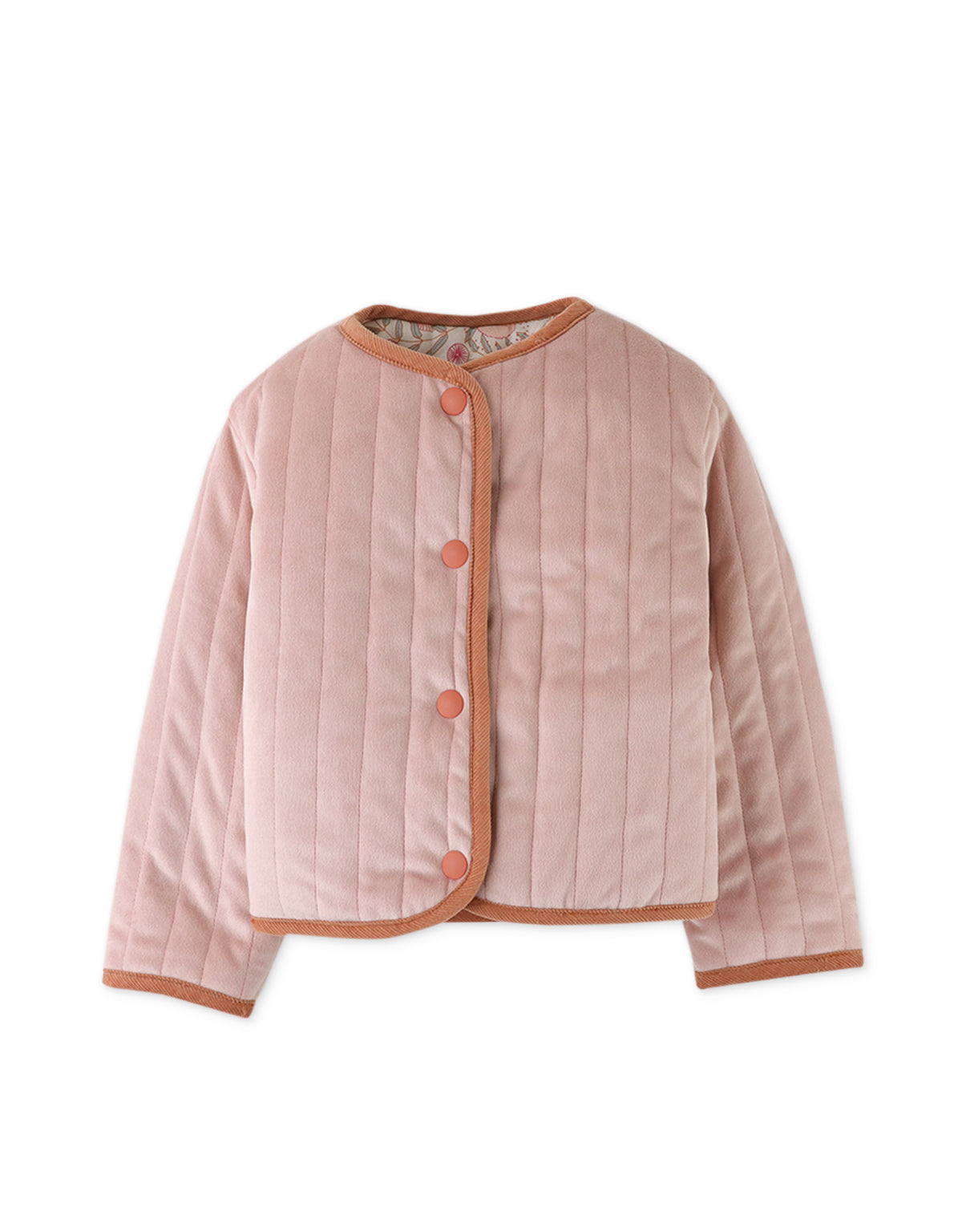 BABY GIRLS REVERSIBLE FLORAL PRINT JACKET