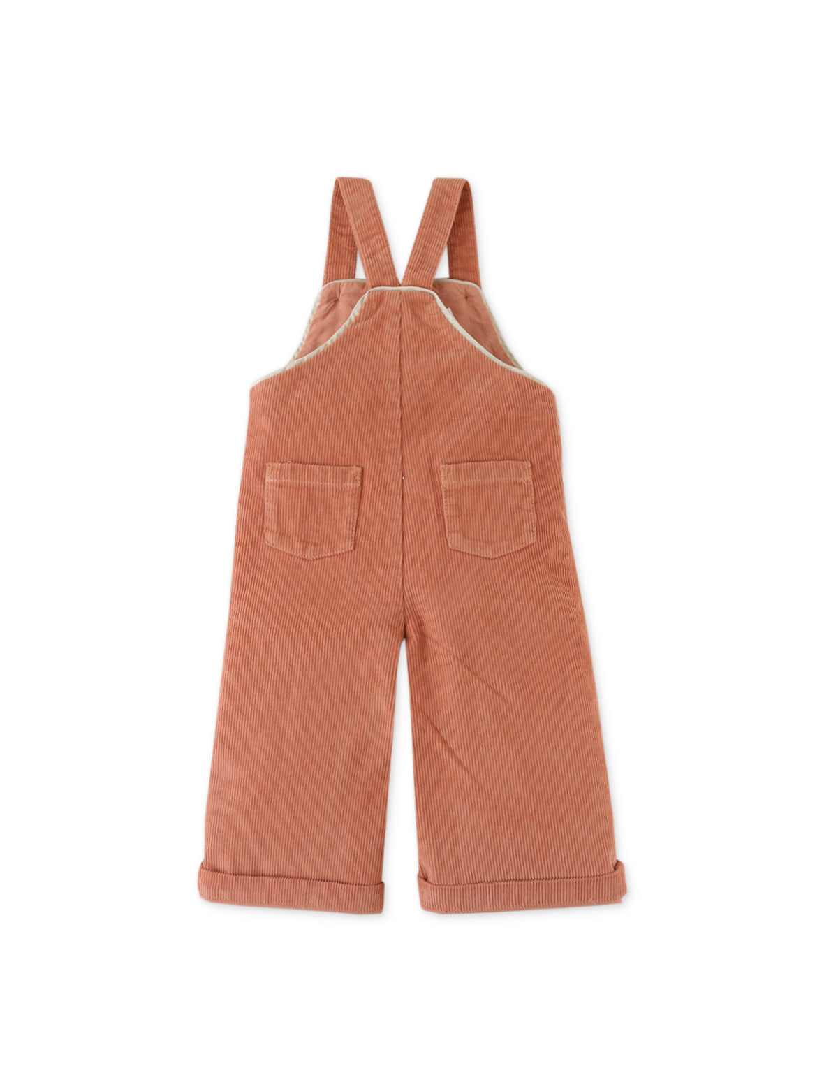 BABY GIRLS CORDUROY JUMPER WITH BRID EMBROIDERY