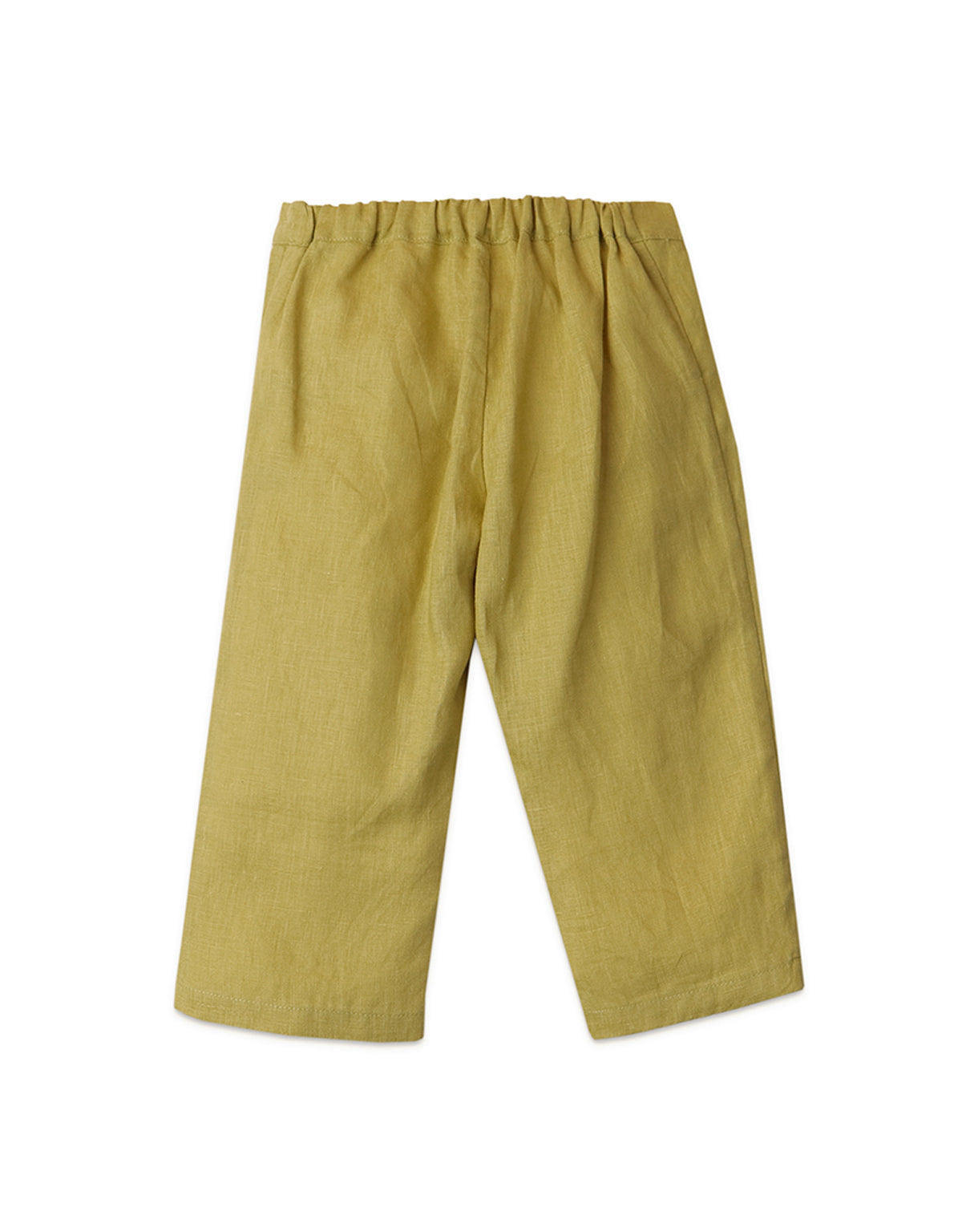 BABY GIRLS PULL-ON PANTS WITH RICRAC AND EMBRO ON POCKETS