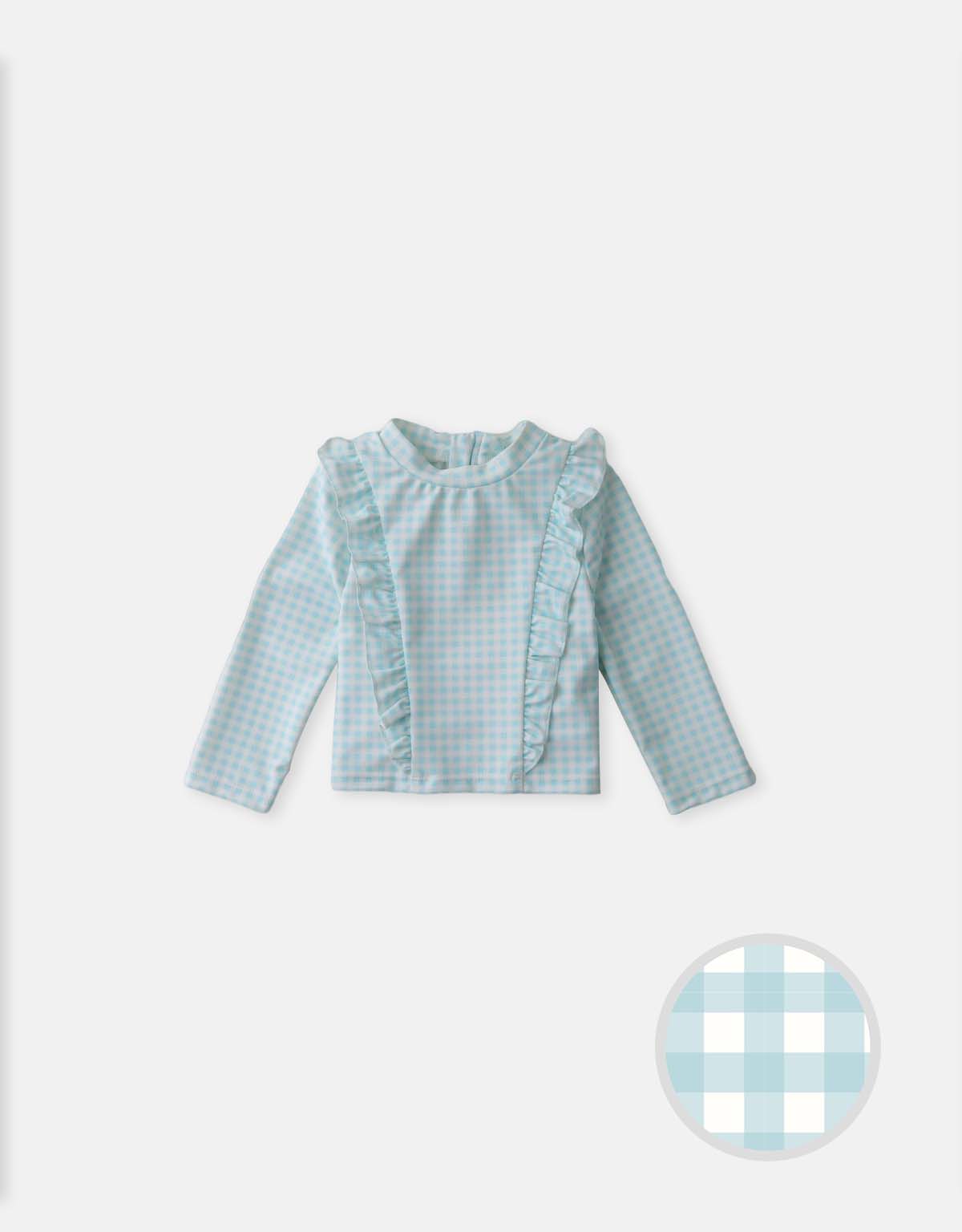 BABY GIRLS GINGHAM RASH TOP