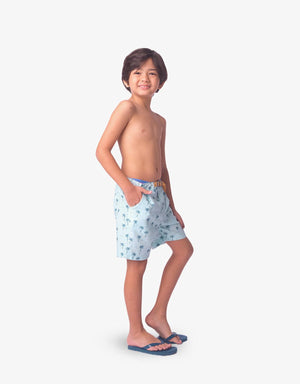BOYS WATERCOLOR PALMS CITY SHORTS - gingersnaps | Shop Kids & Children's clothing online at gingersnaps.com.ph