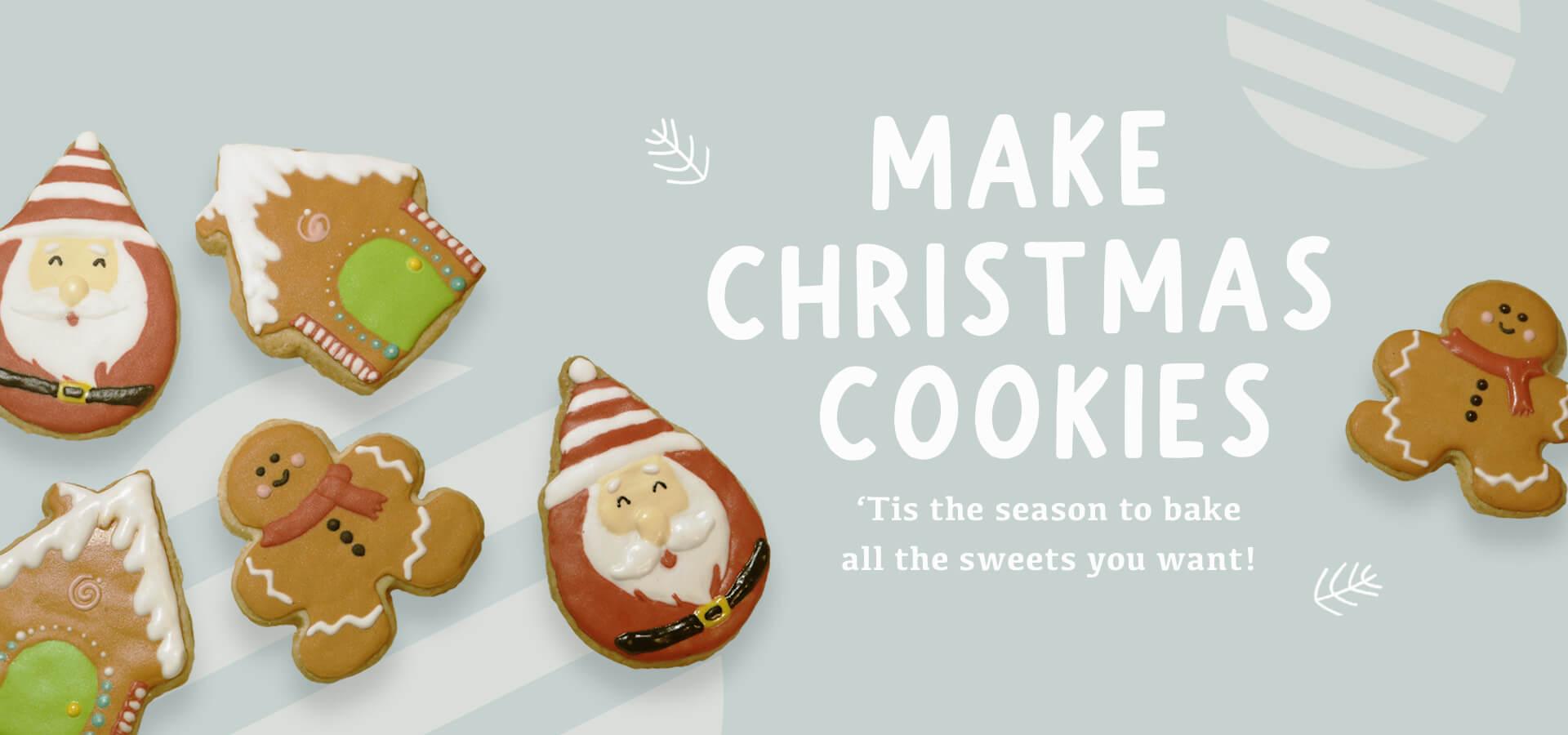 Make Christmas Cookies Gingersnaps