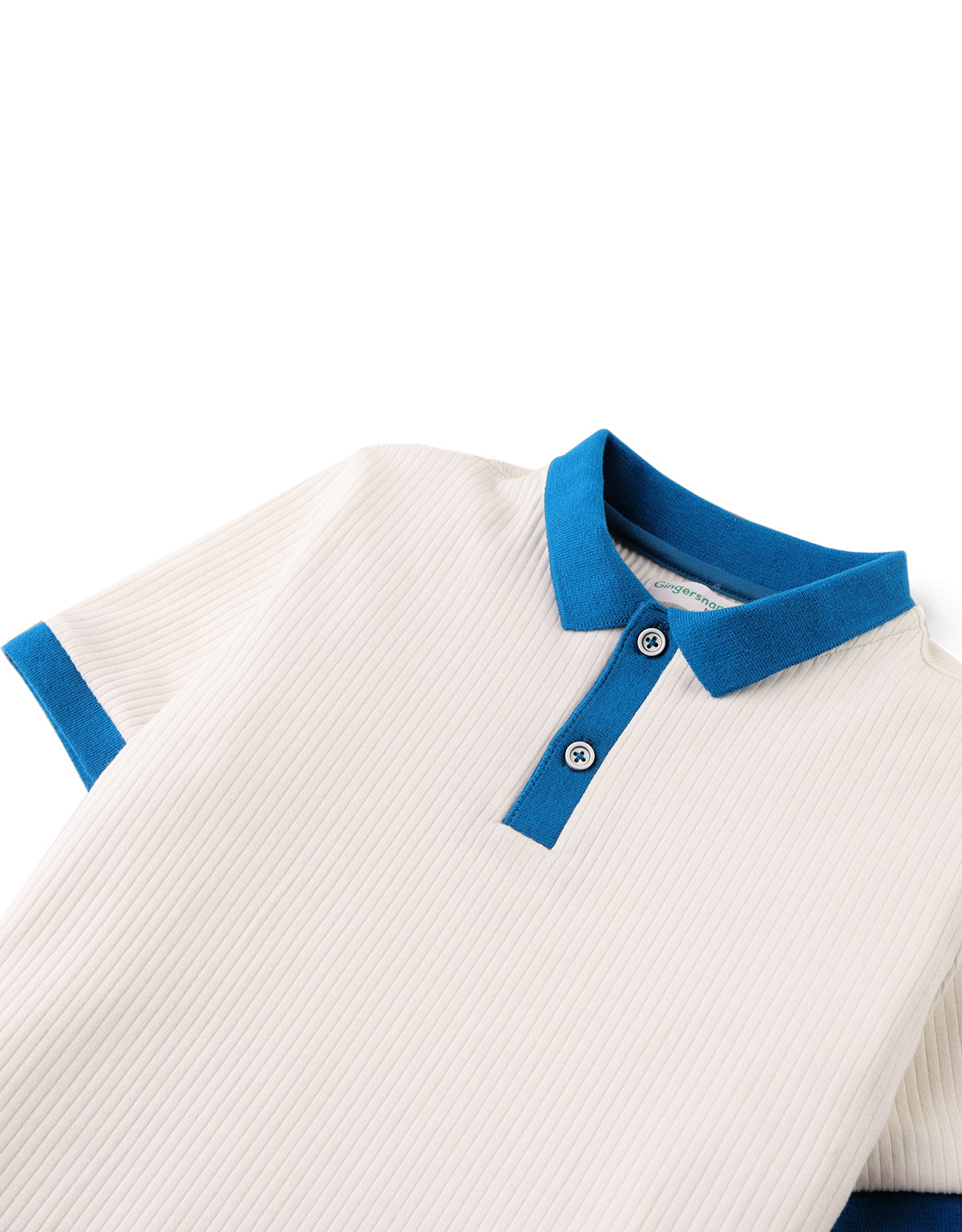 ETHAN RIB JERSEY POLO