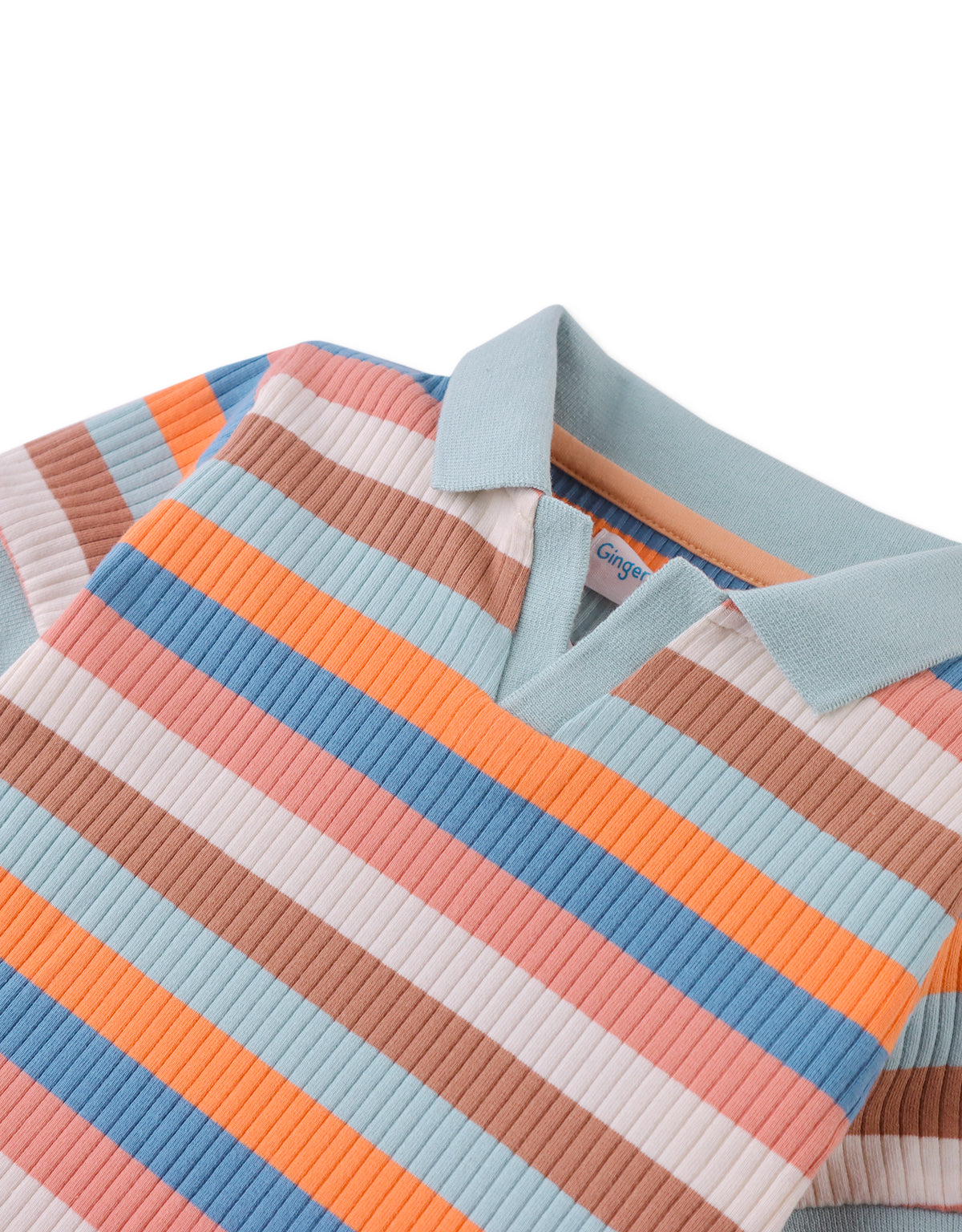 BABY WESLEY JERSEY POLO WITH MULTICOLOR STRIPES