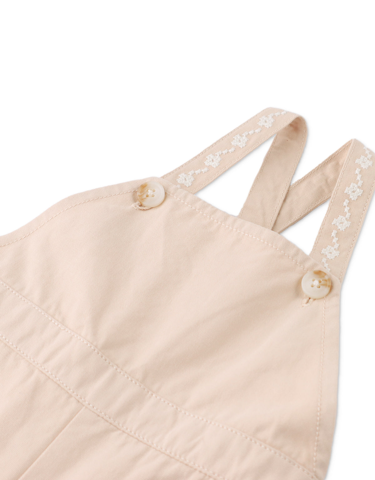 BABY MADIE JUMPSUIT WITH EMBROIDERY ON POCKETS