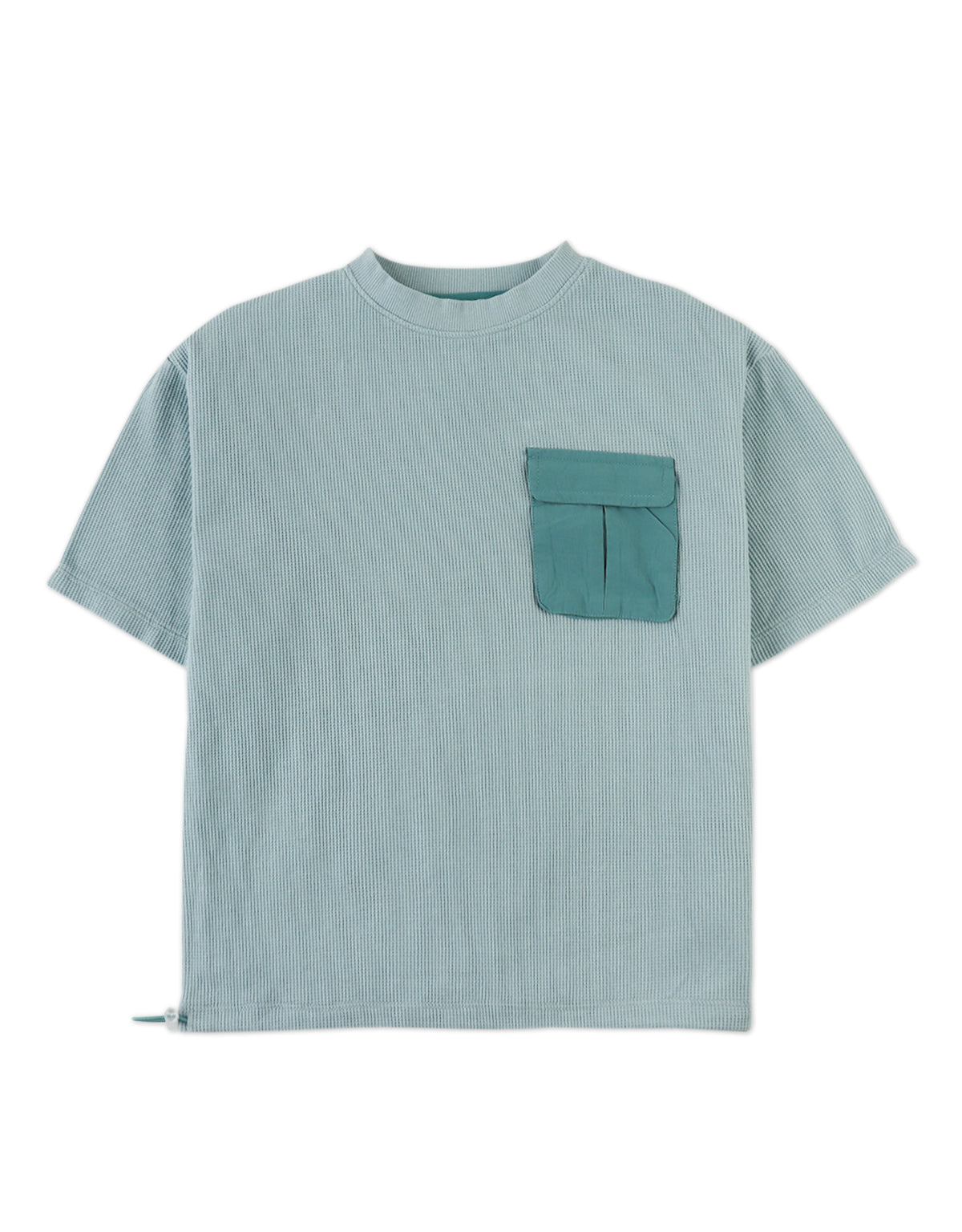 GRIFFIN DRAWSTRING TEE WITH POCKET