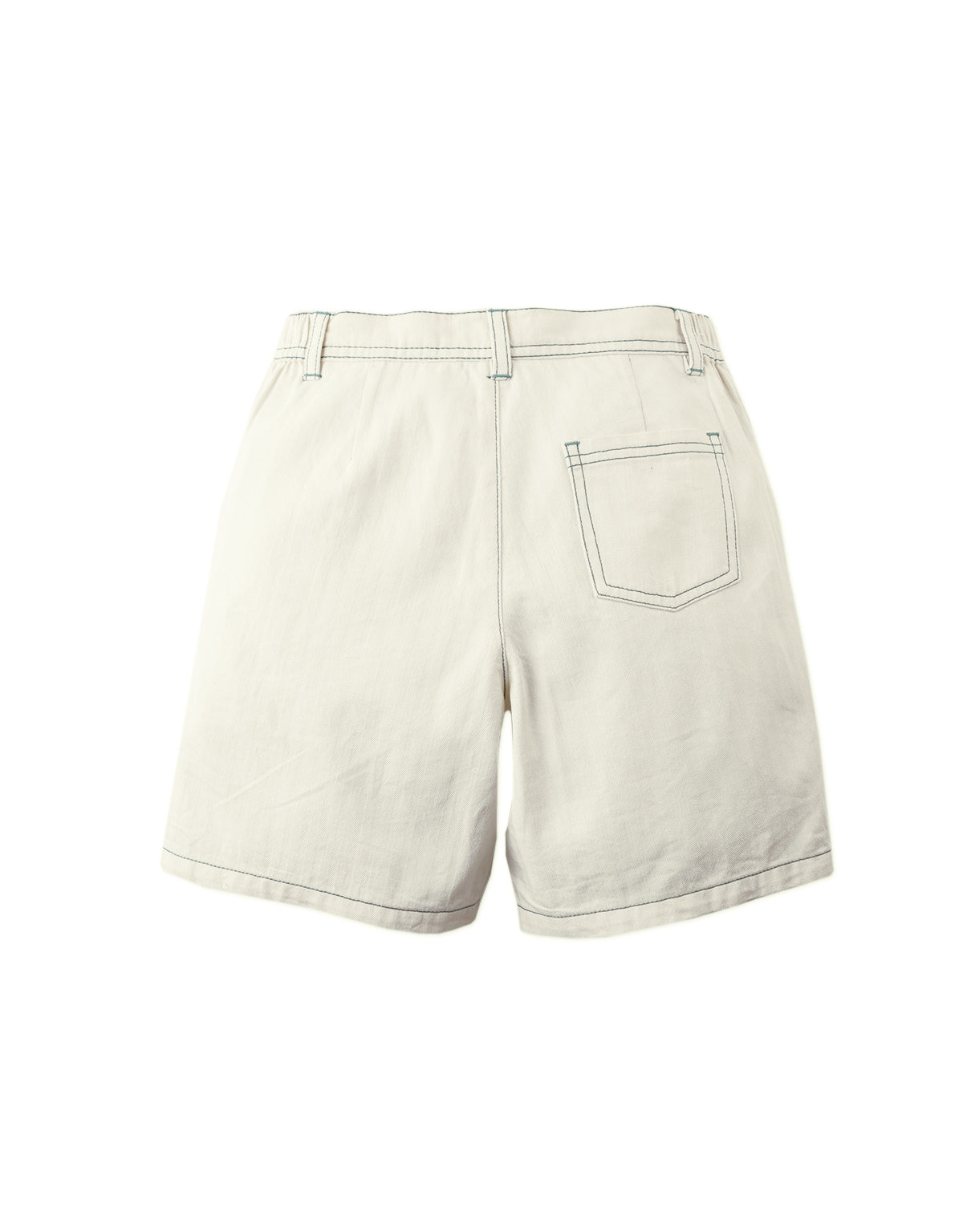 Santino Bermuda Shorts With Contrast Stitching outfit styling