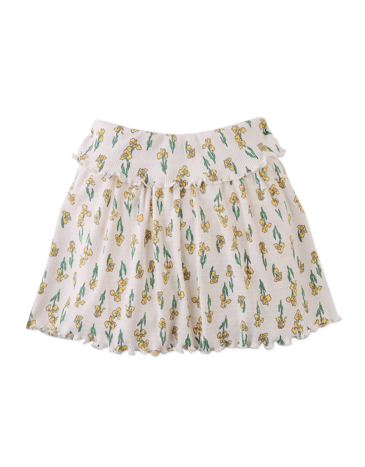 Cassandara Sweetheart Neckline Top and Ribbed Skort Set close-up detail