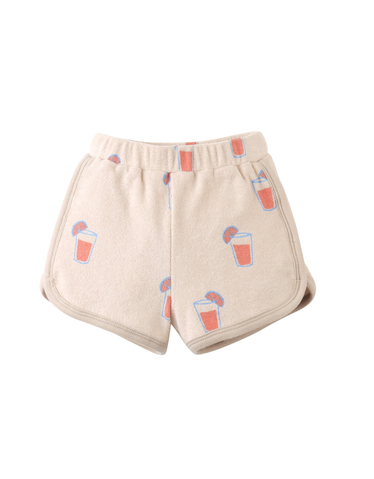 Baby Matthew All-Over Print Raglan Tee and Shorts Set close-up detail