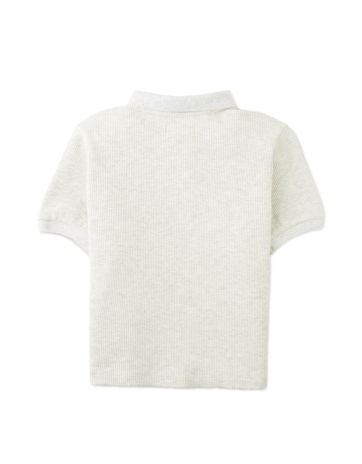 Keith Waffle Knit Polo Shirt outfit styling