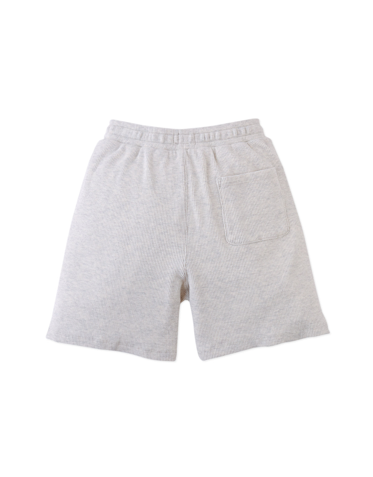 Denzel Waffle Knit Drawstring Shorts outfit styling