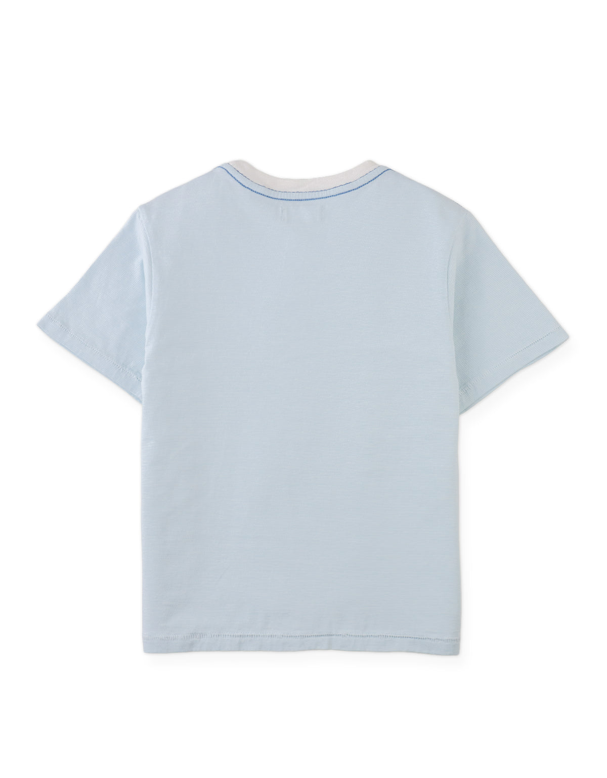 Juan Micro Stripe Tee with Sailing Club Print outfit styling