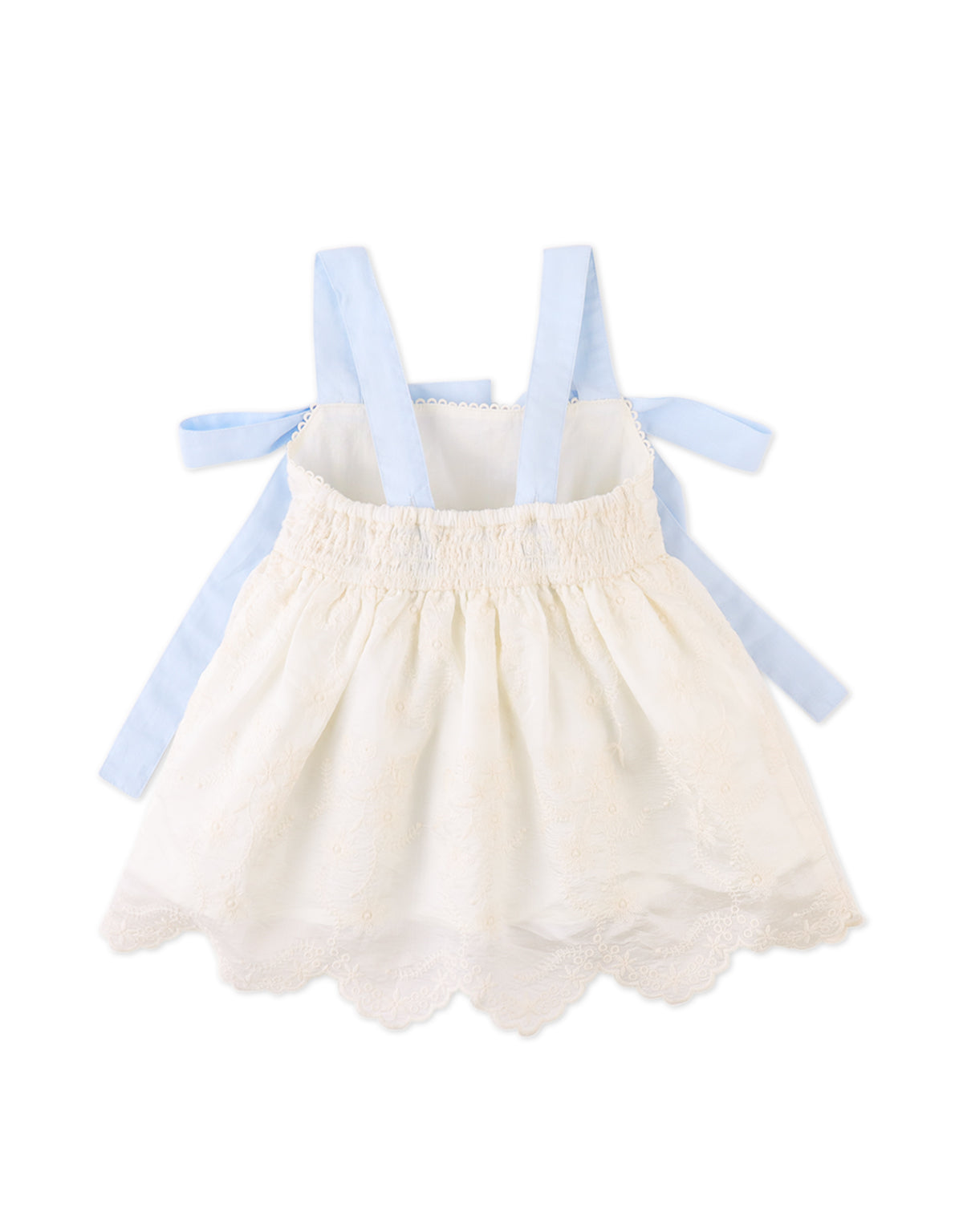 Leilani Embroidered Top with Bow Tie Straps outfit styling