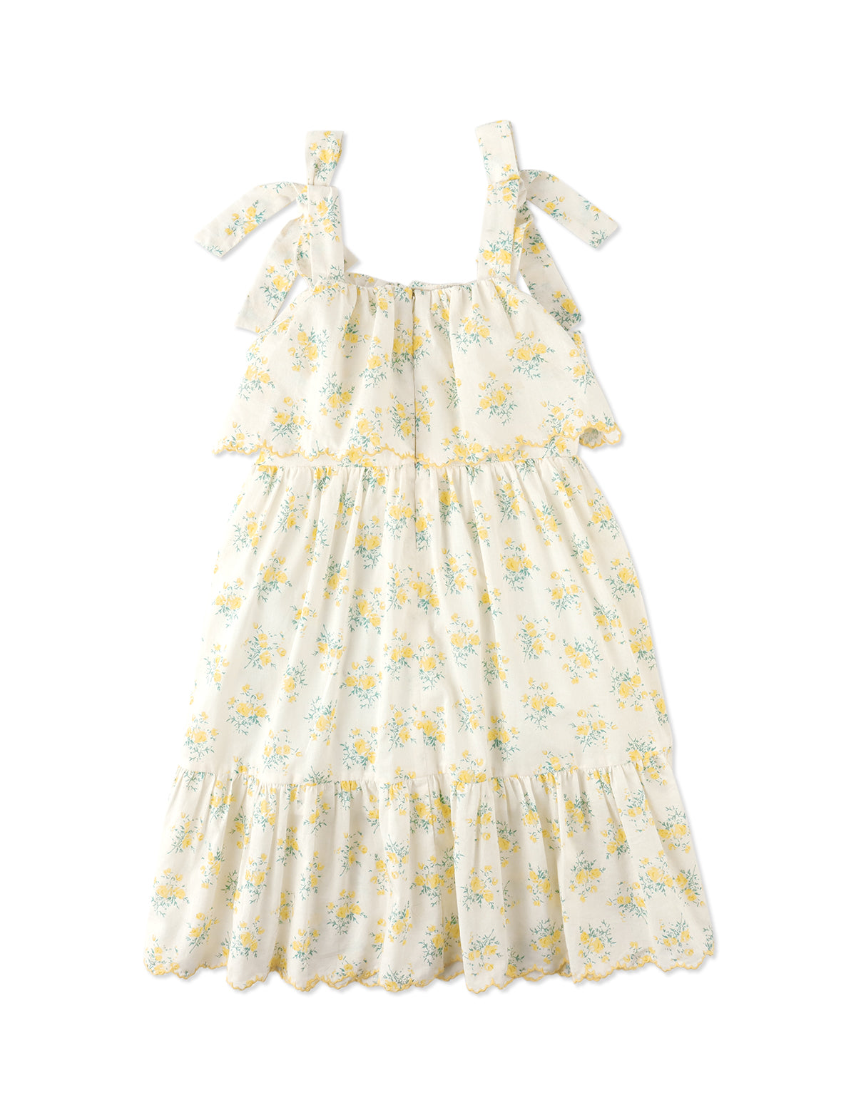 Katie Sundress with Bow Tie Straps & Embroidery outfit styling