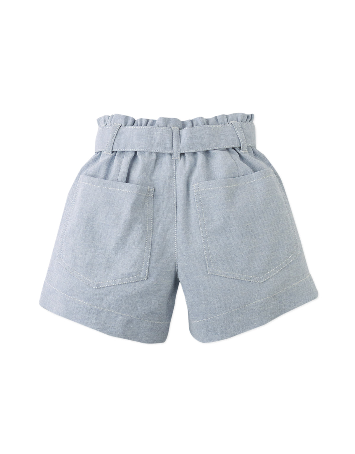 Amara Linen-like Cotton Shorts with Big Pockets, & Belt outfit styling