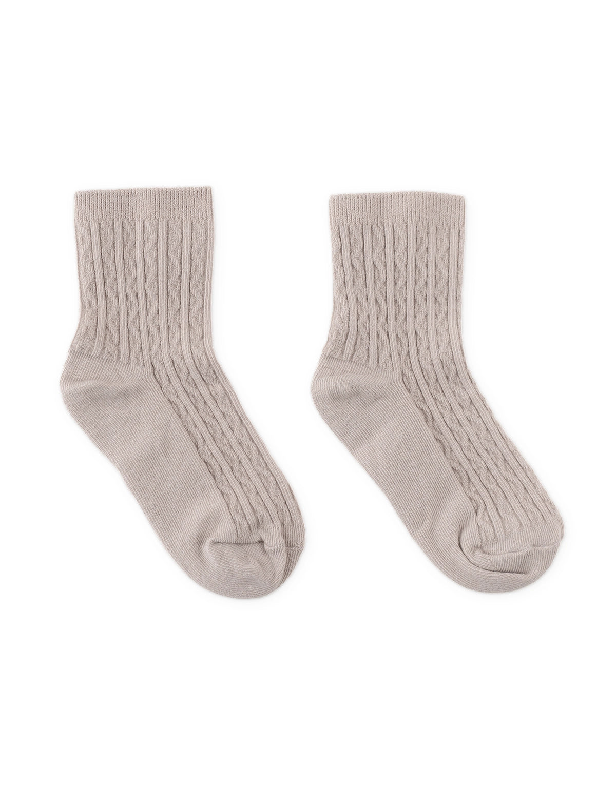 Cable Knit Crew Socks style detail