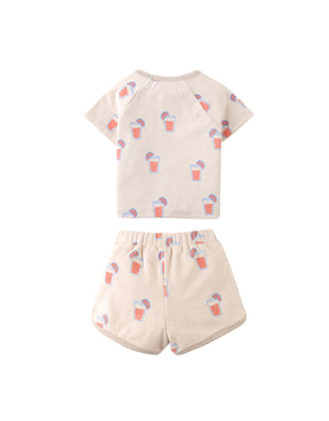Baby Matthew All-Over Print Raglan Tee and Shorts Set outfit styling
