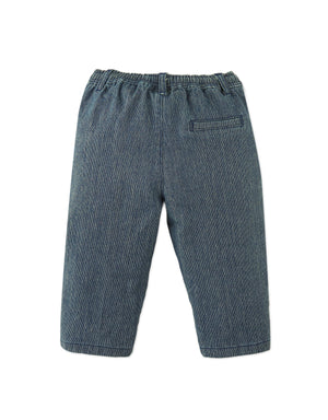 Baby Jean Dark Wash Denim Pants outfit styling