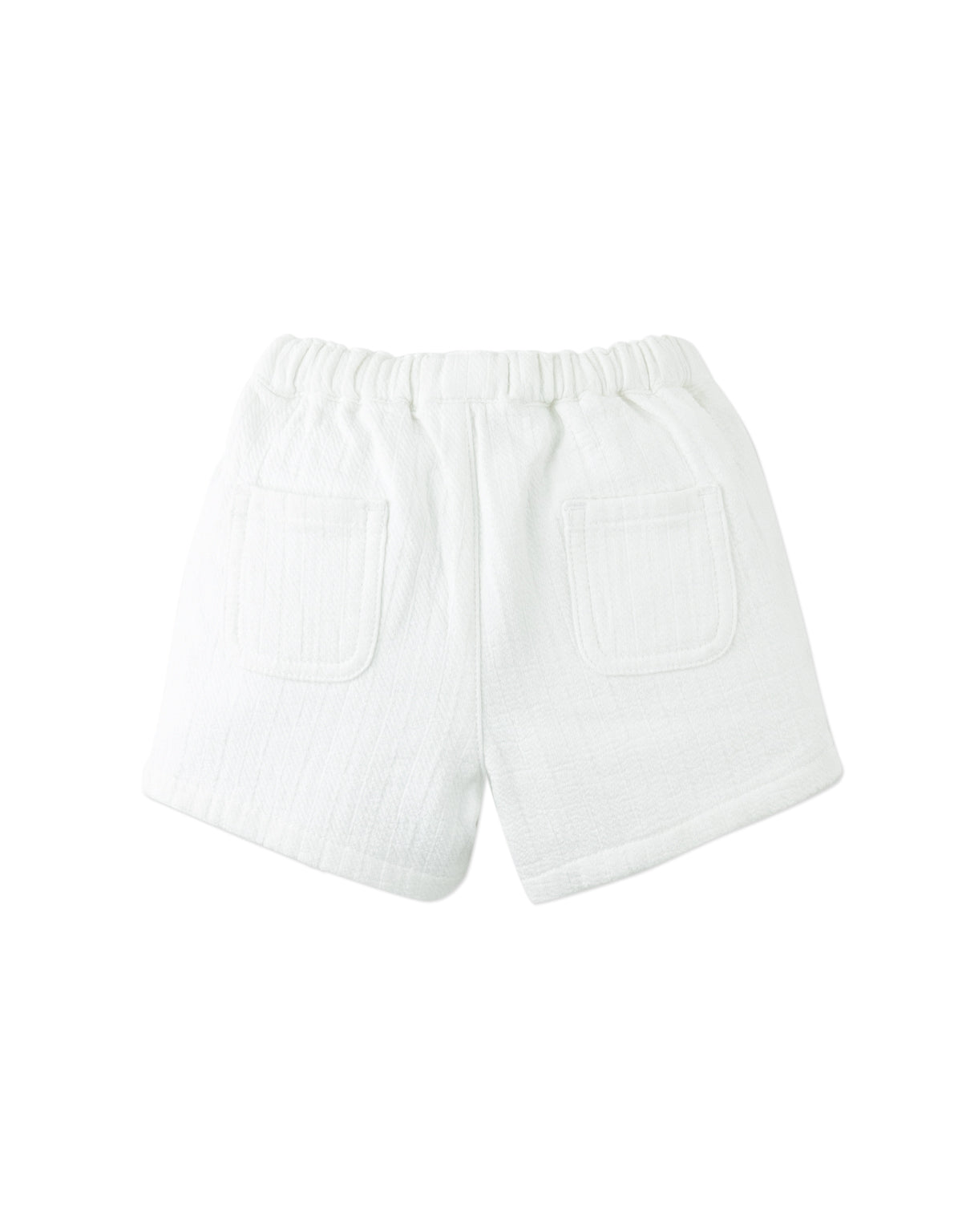 Baby Marlow Drawstring Shorts with Contrast Stitching lifestyle view