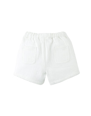 Baby Marlow Drawstring Shorts with Contrast Stitching lifestyle view