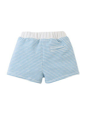Baby Dreyfus Striped Textured Terry Drawstring Shorts outfit styling