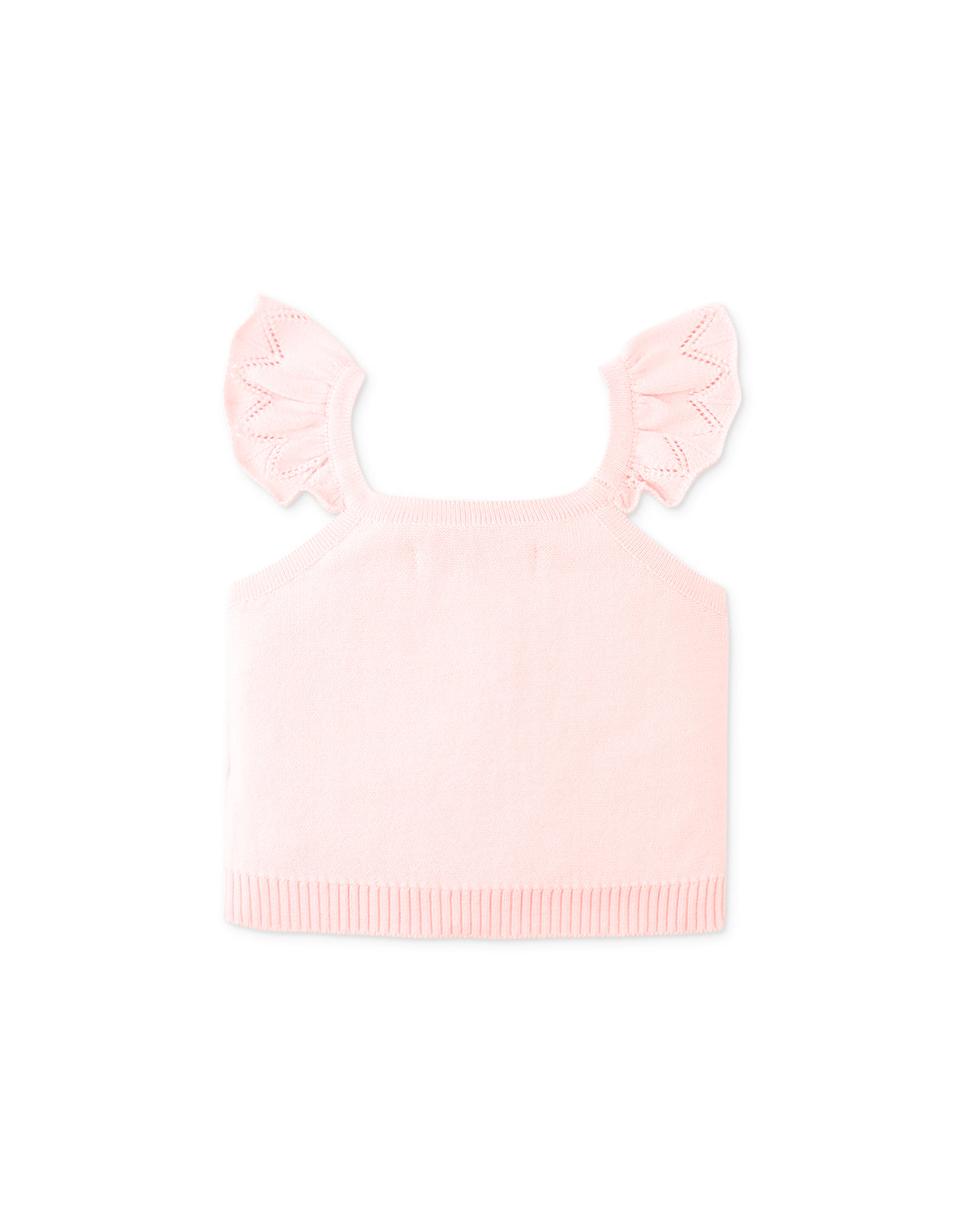 Baby Georgina Knitted Blouse with Bullion Flower Embroidery outfit styling