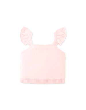 Baby Georgina Knitted Blouse with Bullion Flower Embroidery outfit styling