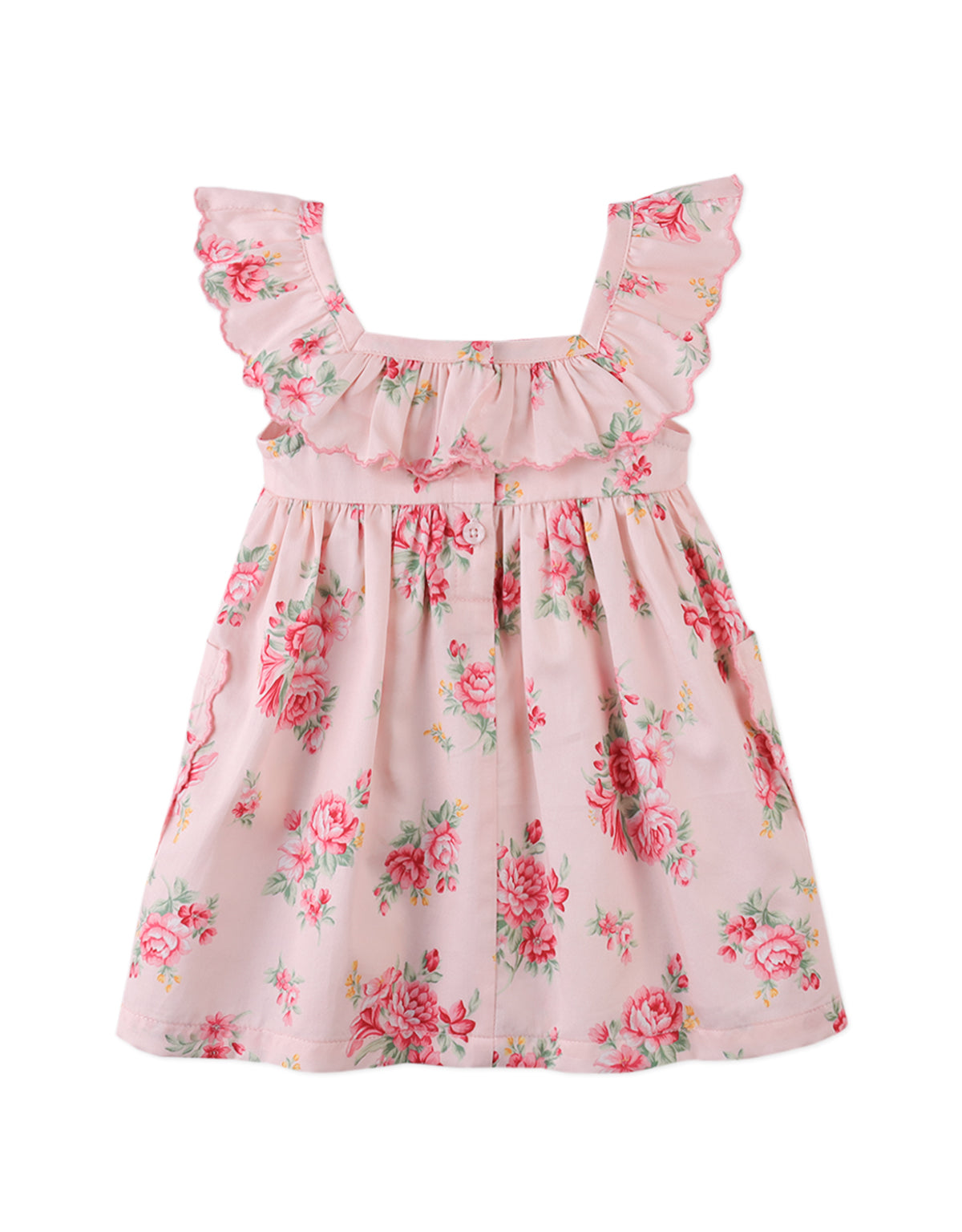 Baby Sydney Dress with Embroidered Scallop Details outfit styling