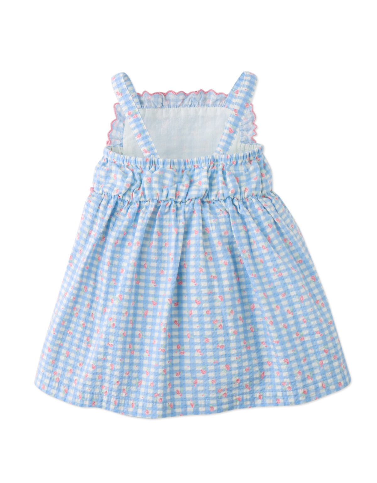 Baby Powder Dress with Embroidered Ruffles & Bow Details outfit styling