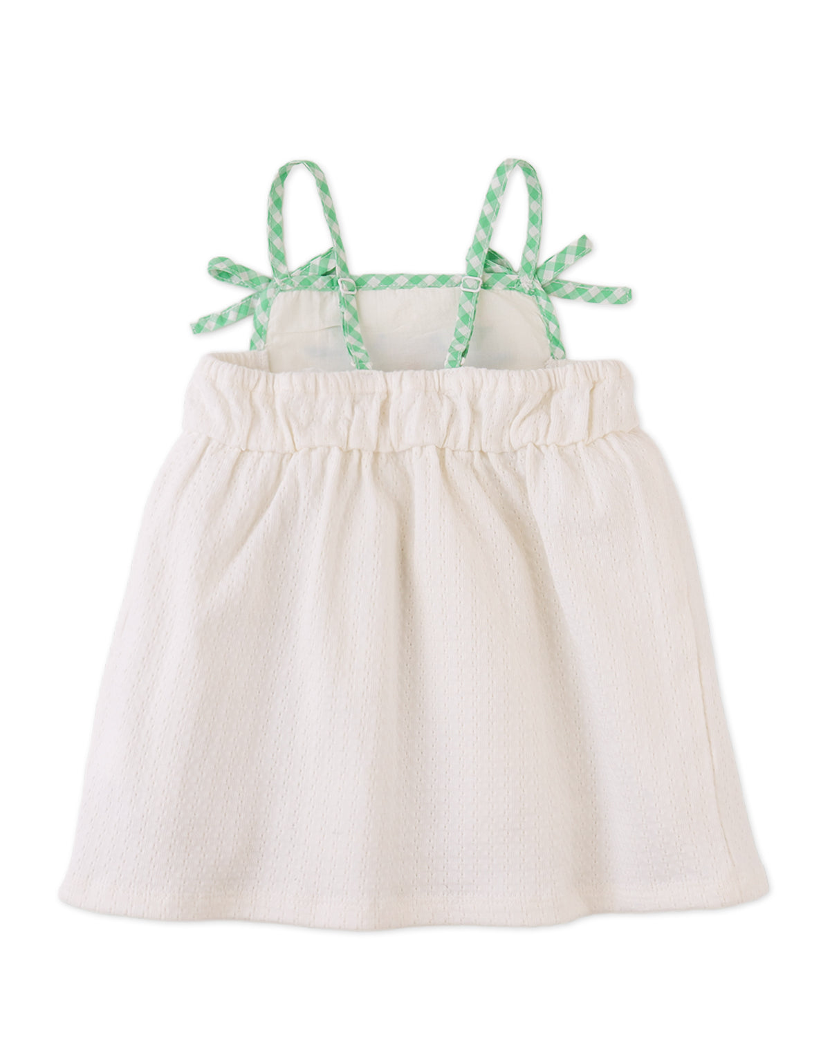Baby Aviana Embroidered Dress with Straps and Bows outfit styling