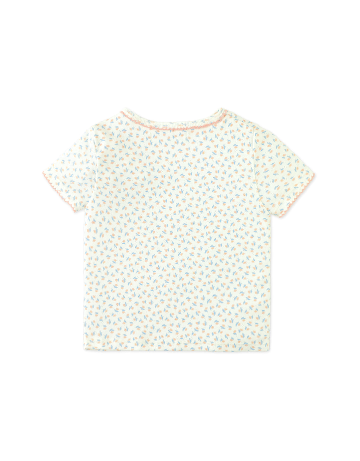 Baby Sylvie Floral Pointelle Ribbed Tee with Picot Edge Trim outfit styling