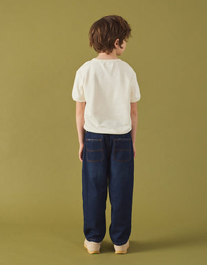 Chalice Cotton Jersey Barrel Tee fabric and fit detail