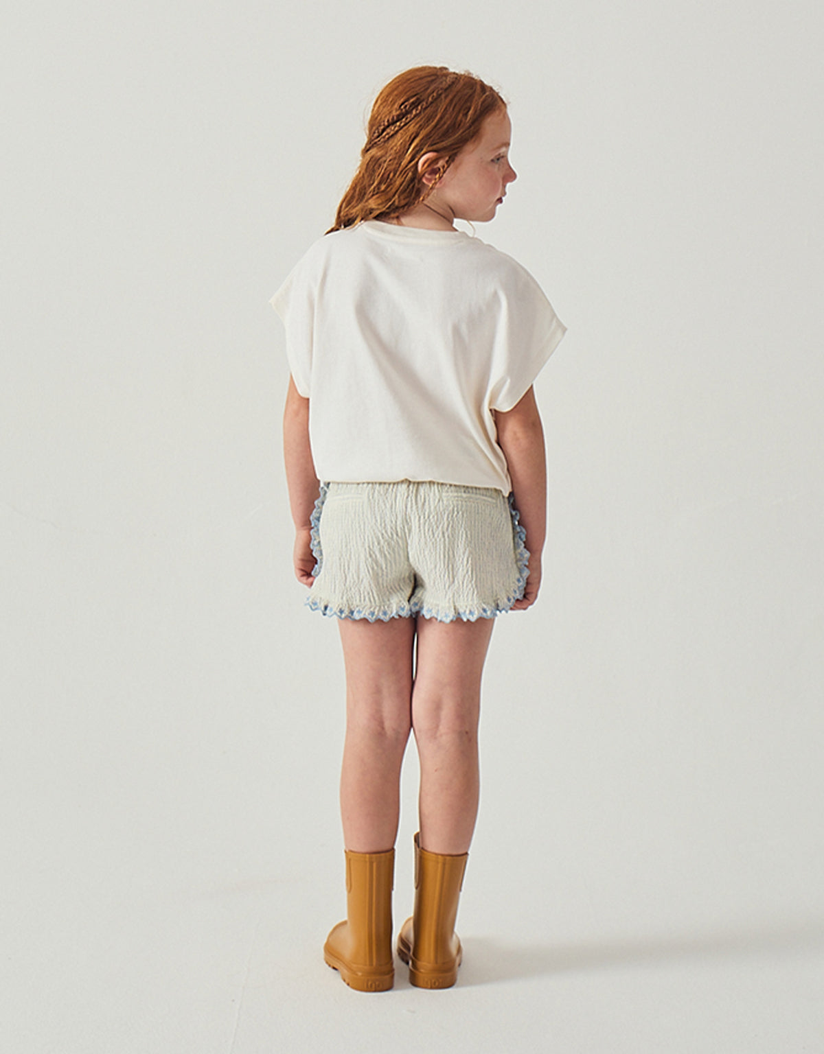 Savanna Embroidered Dolman Graphic Tee fabric and fit detail