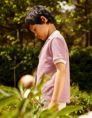 Alastor Striped Pique Polo Shirt product photo