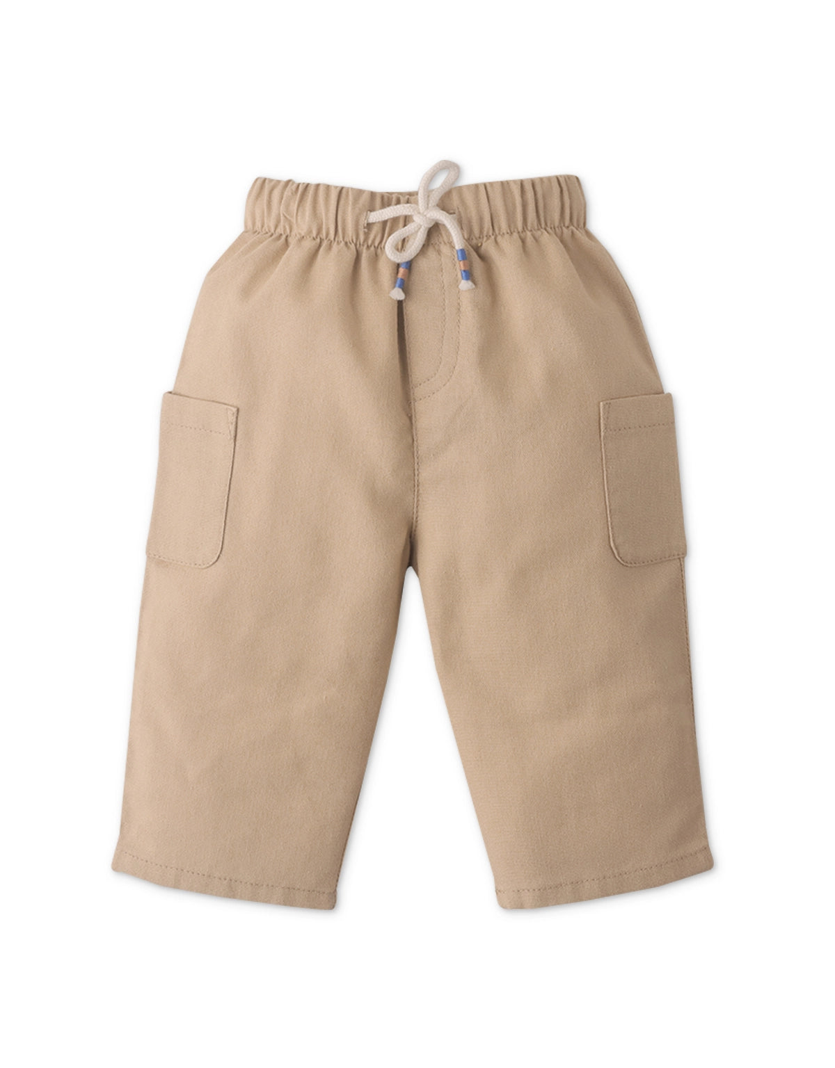 BABY BOYS LINEN PULL-ON DRAWSTRING PANTS