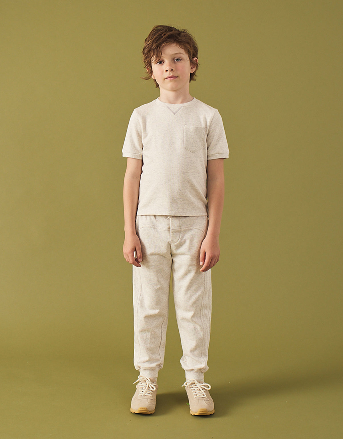 Timothee Terry Fleece Drawstring Joggers