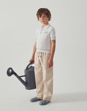 Reiner Polo Shirt with Striped Tipping Accents style detail